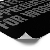 Funny Abs Spaß Poster (Ecke)