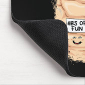 Funny Abs Übung Muskel Gebäude Bodybuilding 1 Mousepad (Ecke)