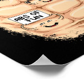 Funny Abs Übung Muskel Gebäude Bodybuilding 1 Poster (Ecke)