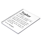 Funny Abschiedsarbeiter, verlassend Arbeitskollege Notizblock (Linke Seite)