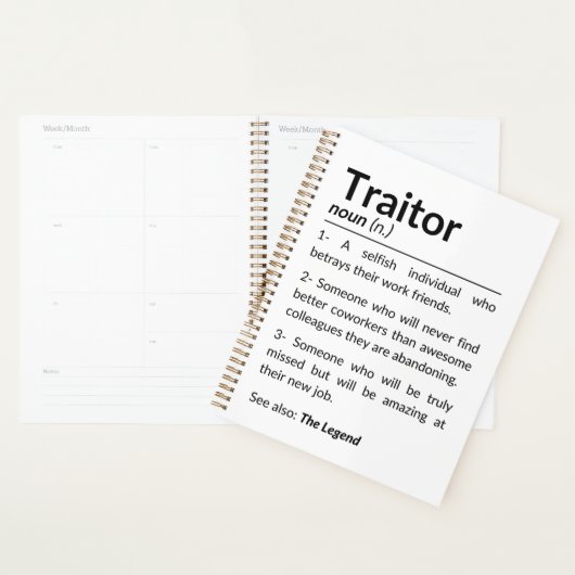 Funny Abschiedsarbeiter, verlassend Arbeitskollege Planer (Anzeige)