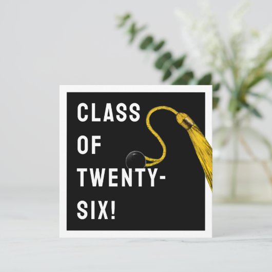Funny Abschluss 2025 Karte (Stehend Vorderseite)
