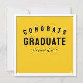 Funny Abschluss 2025 Karte (Rückseite)