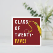 Funny Abschluss 2025 Karte (Stehend Vorderseite)