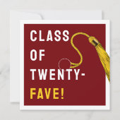 Funny Abschluss 2025 Karte (Vorderseite)