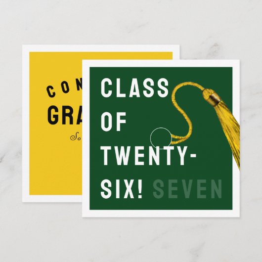 Funny Abschluss 2025 Karte (Vorne/Hinten)