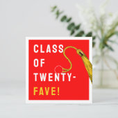 Funny Abschluss 2025 Karte (Stehend Vorderseite)