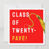 Funny Abschluss 2025 Karte (Vorderseite)