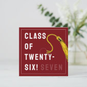 Funny Abschluss 2025 Karte (Stehend Vorderseite)