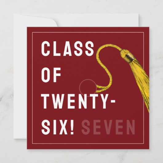 Funny Abschluss 2025 Karte (Vorderseite)