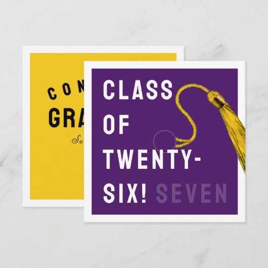 Funny Abschluss 2025 Karte (Vorne/Hinten)