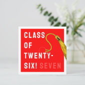 Funny Abschluss 2025 Karte (Stehend Vorderseite)