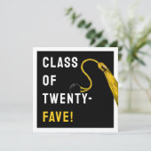 Funny Abschluss 2025 Karte (Stehend Vorderseite)