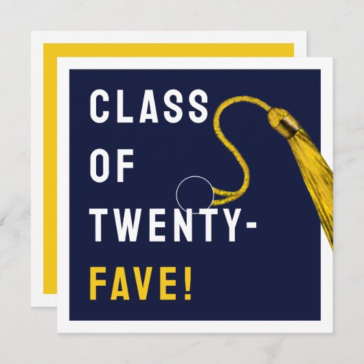 Funny Abschluss 2025 Karte (Vorne/Hinten)