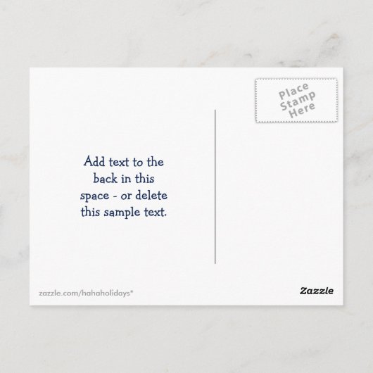 Funny Abschluss Affen Personalisiert Annoucement Postkarte (Rückseite)