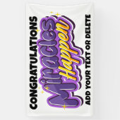 FUNNY Abschluss Banner (Vertikal)