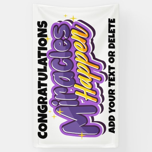 FUNNY Abschluss Banner (Vertikal)