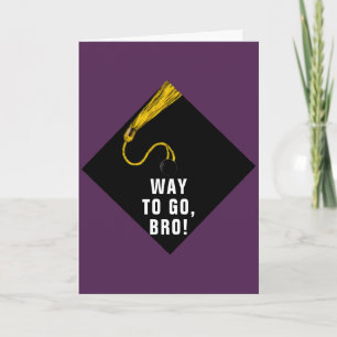 Funny Abschluss Brother Card Karte