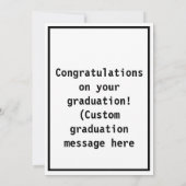 Funny Abschluss Card Erwachsene Spaß Dankeskarte (Rückseite)