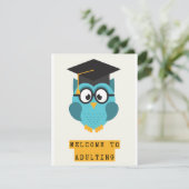 Funny Abschluss Card Erwachsene Spaß Dankeskarte (Stehend Vorderseite)