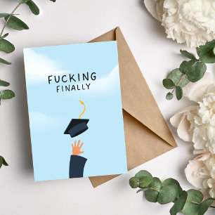 Funny Abschluss Card Feiertagskarte