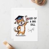 Funny Abschluss Card für Kinder - Kind eines große Mitteilungskarte (Vorderseite/Rückseite Beispiel)