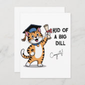 Funny Abschluss Card für Kinder - Kind eines große Mitteilungskarte (Vorne/Hinten)