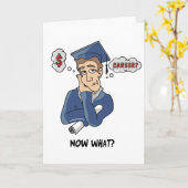 Funny Abschluss Card Karte (Gelbe Blume)