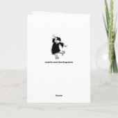 Funny Abschluss Card Karte (Rückseite)