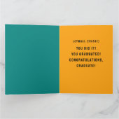 Funny Abschluss Card Karte (Innenseite)