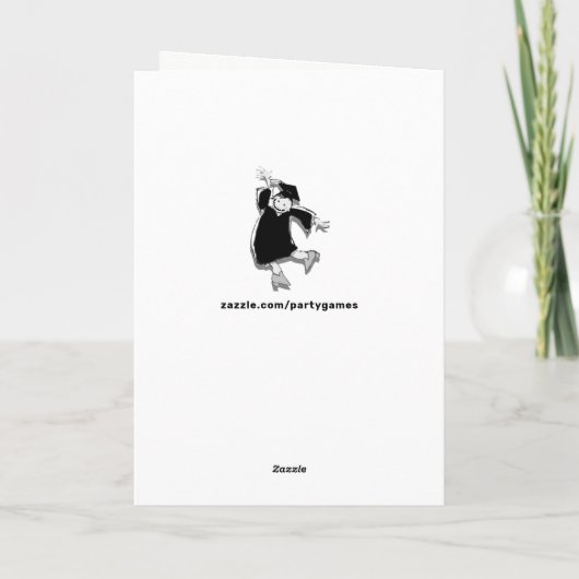 Funny Abschluss Card Karte (Rückseite)