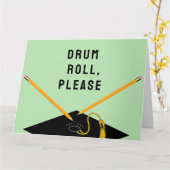 Funny Abschluss Card Karte (Gelbe Blume)