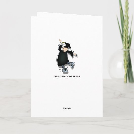 Funny Abschluss Glückwunsch Card Karte (Rückseite)