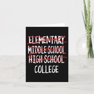 Funny Abschluss High School 2025 High School Grad Karte