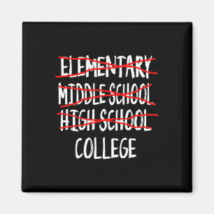 Funny Abschluss High School 2025 High School Grad Magnet