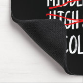 Funny Abschluss High School 2025 High School Grad Mousepad (Ecke)