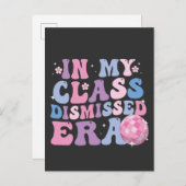 Funny Abschluss in meiner Klasse entlassen Zeitalt Ankündigungspostkarte (Vorne/Hinten)