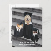 Funny Abschluss Individualisierbare Ankündigung Po (Vorne/Hinten)