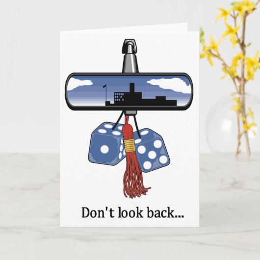 Funny Abschluss Karte (Gelbe Blume)