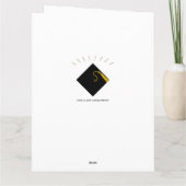 Funny Abschluss Karte (Rückseite)