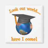 Funny Abschluss Magnet (Vorne)