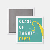 Funny Abschluss Magnet 2025 (Vorderseite/Rückseite)