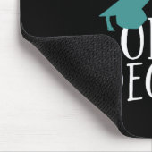 Funny Abschluss Offiziell Hotter by One Degree Mousepad (Ecke)