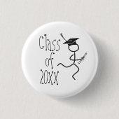 Funny Abschluss Runner © - Cross Country, Track Button (Vorderseite)