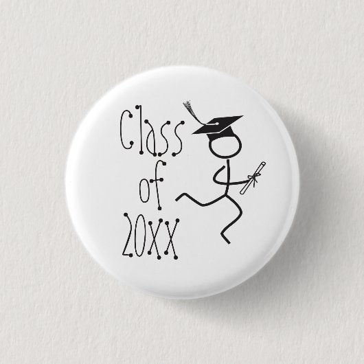 Funny Abschluss Runner © - Cross Country, Track Button (Vorderseite)