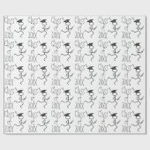 Funny Abschluss Runner © - Cross Country, Track Geschenkpapier (Flach)