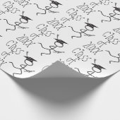 Funny Abschluss Runner © - Cross Country, Track Geschenkpapier (Ecke)