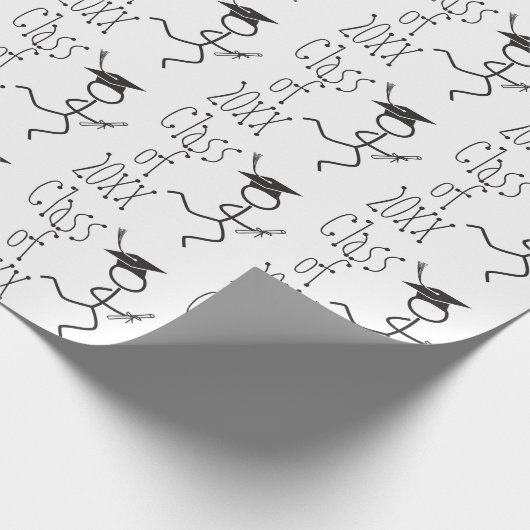 Funny Abschluss Runner © - Cross Country, Track Geschenkpapier (Ecke)