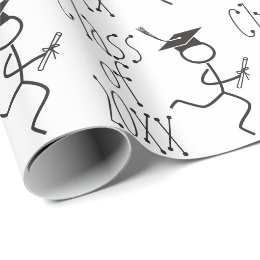 Funny Abschluss Runner © - Cross Country, Track Geschenkpapier (Rolleneckpunkt)