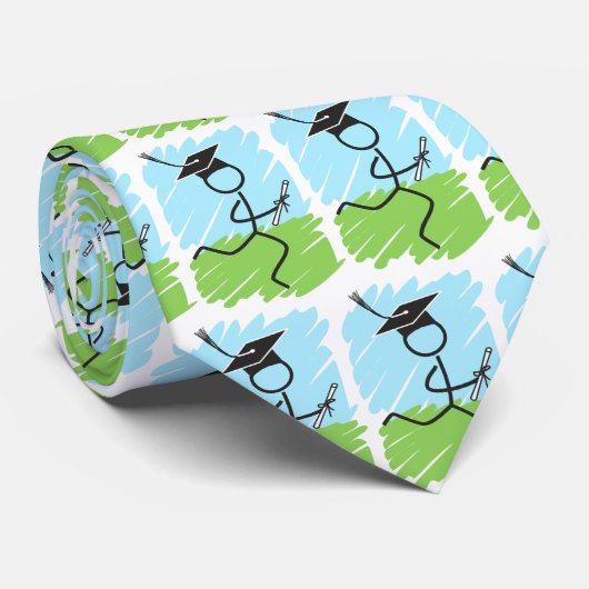 Funny Abschluss Runner © - Cross Country, Track Krawatte (Gerollt)